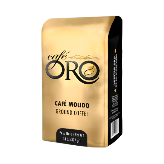 Café Oro Ground Coffee, 14 oz, Regular, 1 unit