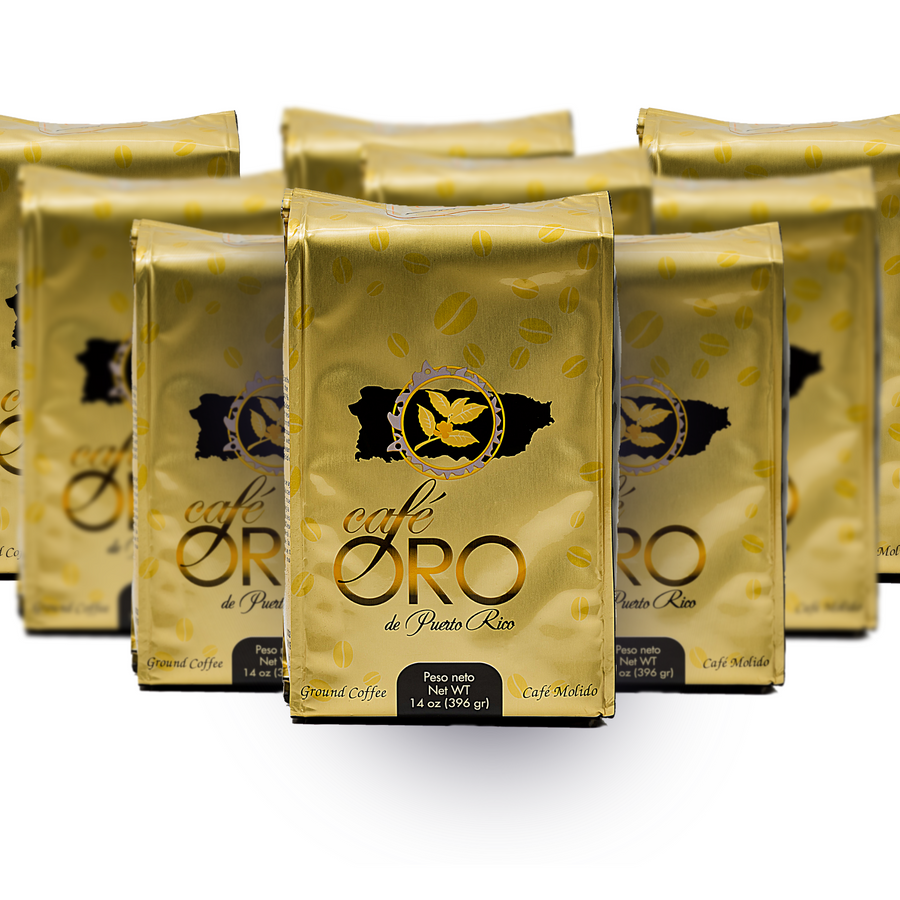 Café Oro Ground Coffee, 14 oz, Regular, 10 units