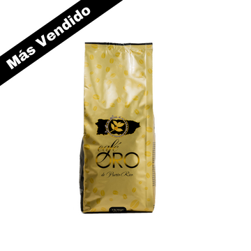 Cafe Oro en Grano 2 lb